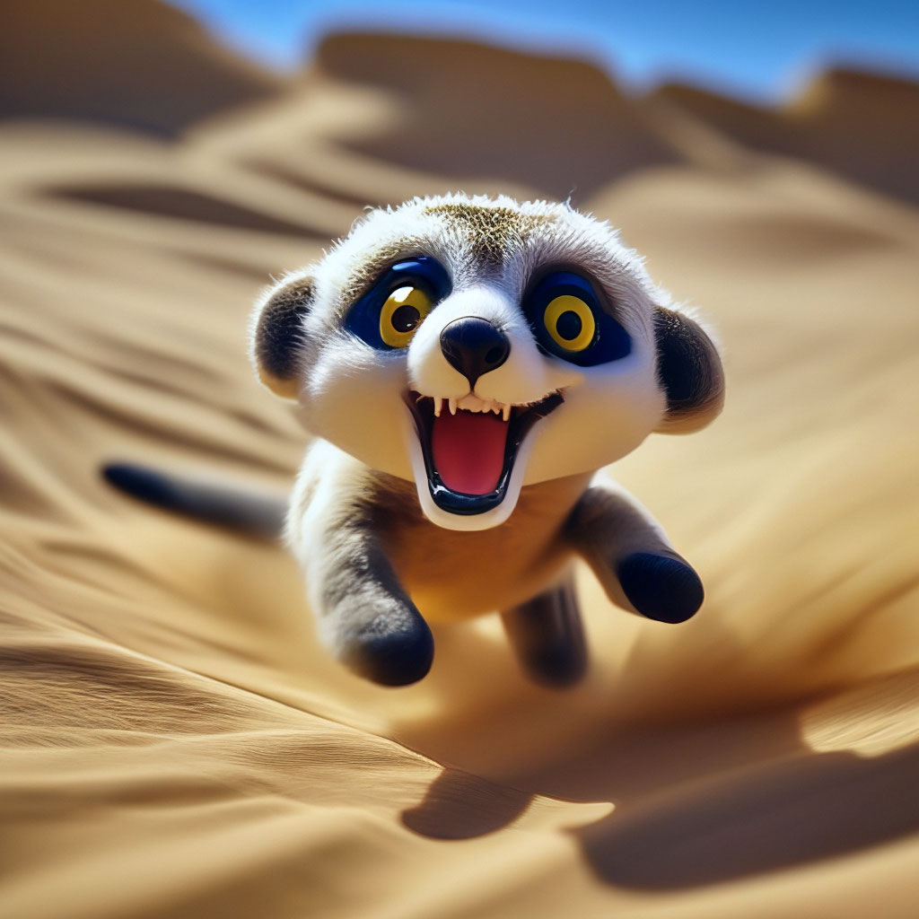 Mira the Thirsty Adventurer - Meerkat Plush Toy