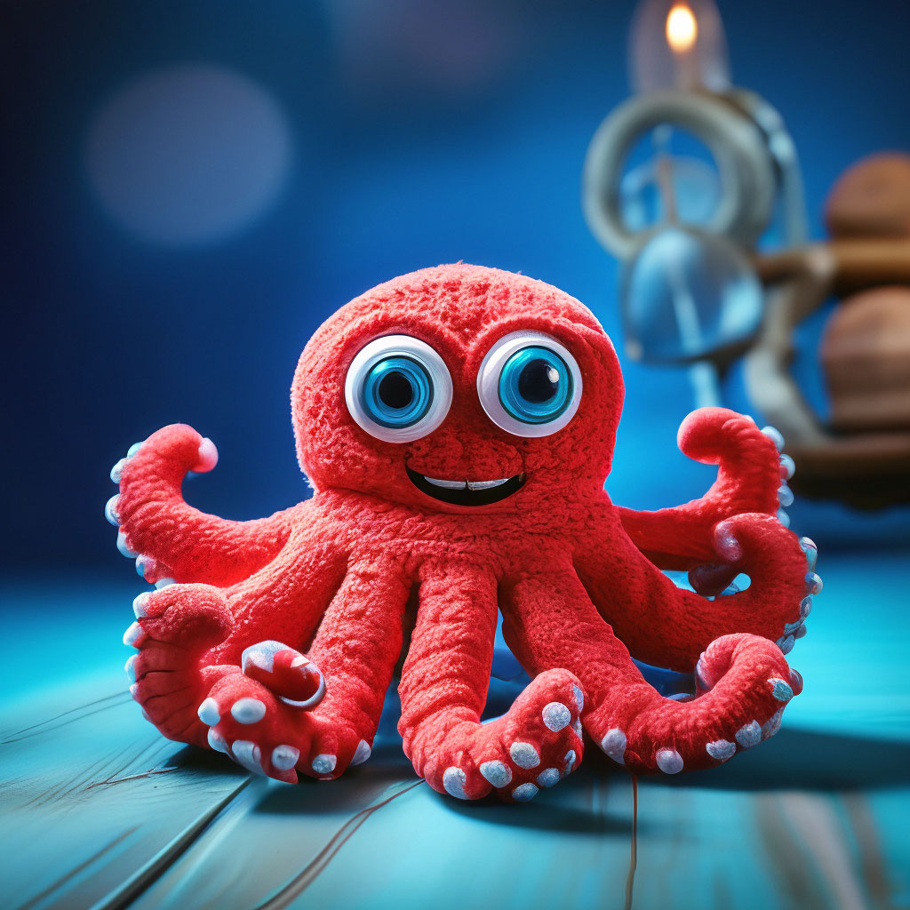 Ollie Globe Trotter - Оctopus Plush Toy